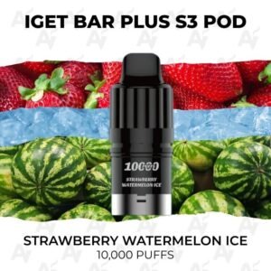 IGET Bar Plus S3 Pods Strawberry Watermelon 10000 Puffs