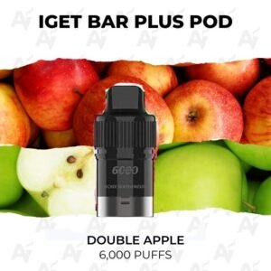 IGET Bar Plus Pods Double Apple 6000 Puffs