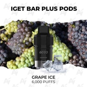 IGET Bar Plus Pods Grape Ice 6000 Puffs