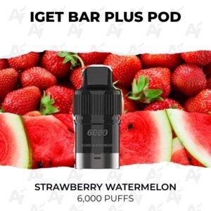IGET Bar Plus Pods Strawberry Kiwi 6000 Puffs