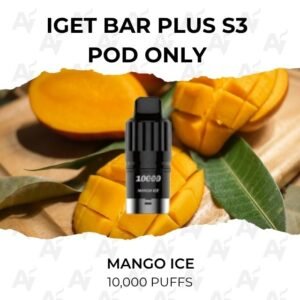 IGET Bar Plus S3 Pods Mango Ice 10000 Puffs