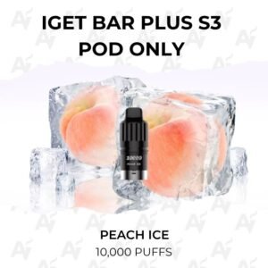 IGET Bar Plus S3 Pods Peach Ice 10000 Puffs