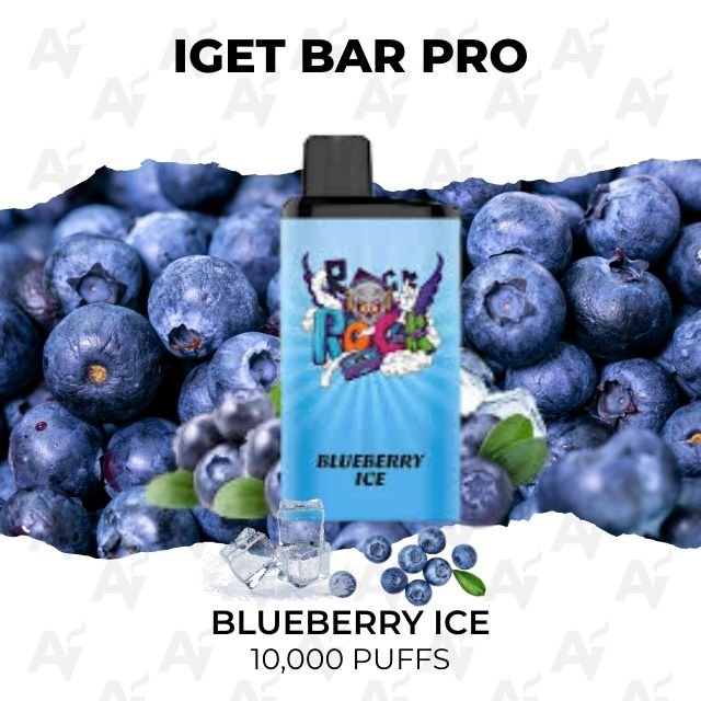 iget bar pro blueberry ice 10000 puffs IGET Bar Pro Blueberry Ice 10000 Puffs