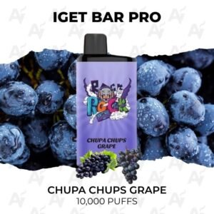 IGET Bar Pro Chupa Chups Grape 10000 Puffs