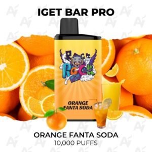 IGET Bar Pro Orange Fanta Soda 10000 Puffs