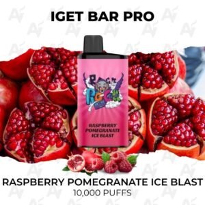 IGET Bar Pro Raspberry Pomegranate Ice Blast 10000 Puffs