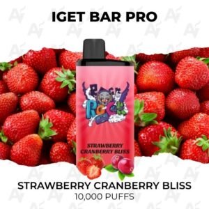 IGET Bar Pro Strawberry Cranberry Bliss 10000 Puffs