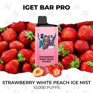 IGET Bar Pro Strawberry White Peach Ice Mist 10000 Puffs