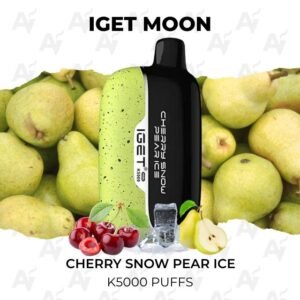 IGET Moon Cherry Snow Pear Ice 5000 Puffs
