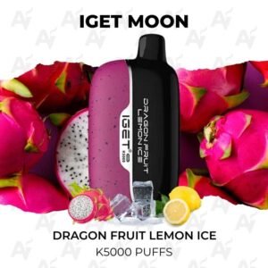 IGET Moon Dragon Fruit Lemon Ice 5000 Puffs