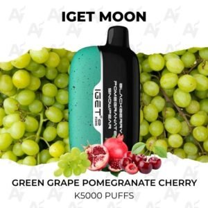 IGET Moon Green Grape Pomegranate Cherry 5000 Puffs