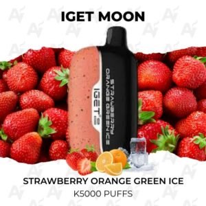IGET Moon Strawberry Orange Green Ice 5000 Puffs