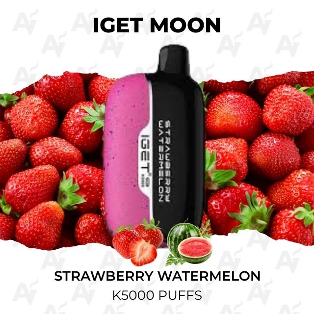 iget moon strawberry watermelon 5000 puffs IGET Moon Strawberry Watermelon 5000 Puffs