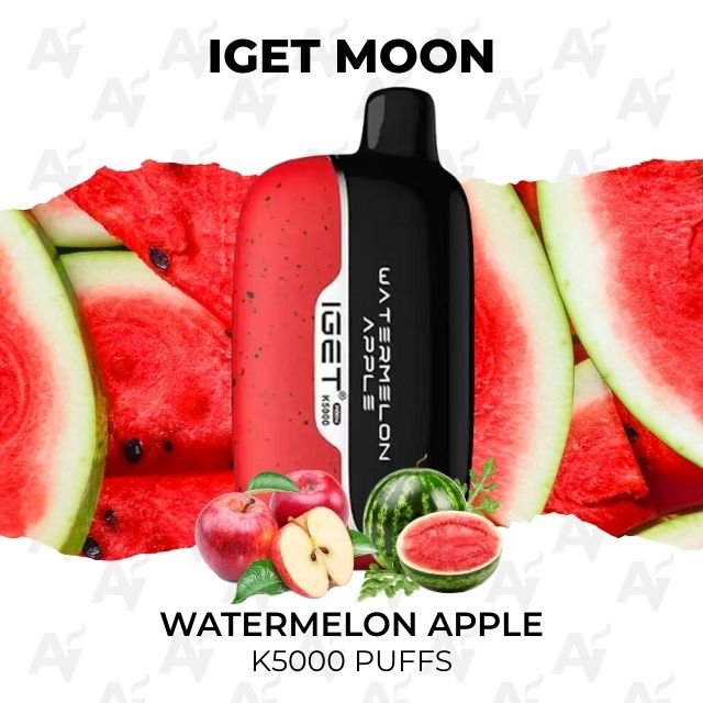 iget moon watermelon apple 5000 puffs IGET Moon Watermelon Apple 5000 Puffs