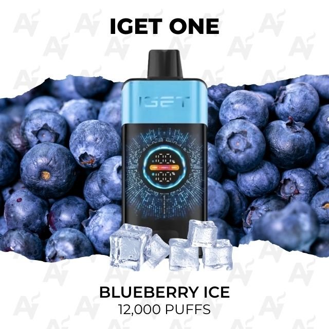 iget one blueberry ice 12000 puffs IGET One Blueberry Ice 12000 Puffs