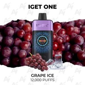 IGET One Grape Ice 12000 Puffs