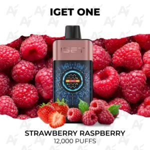 IGET One Strawberry Raspberry 12000 Puffs