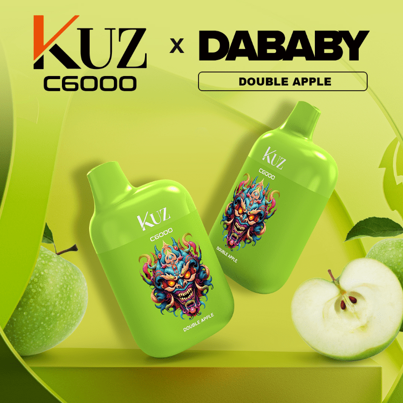 kuz double apple 6000 puffs KUZ Double Apple 6000 Puffs