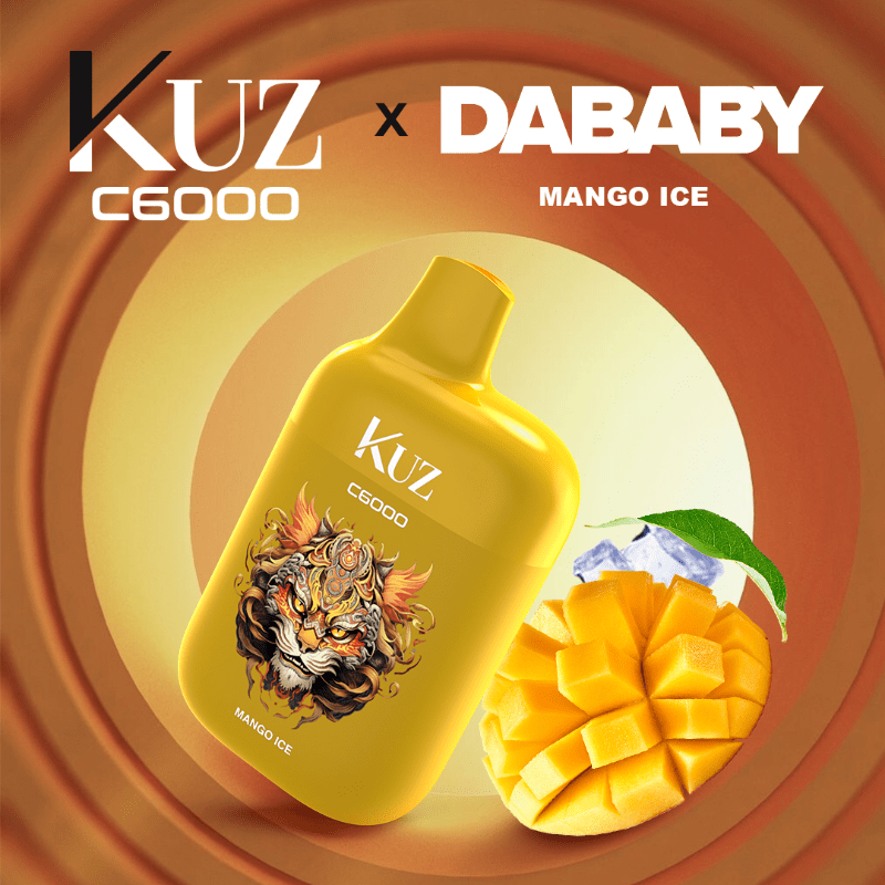 kuz mango ice 6000 puffs KUZ Mango ICE 6000 Puffs
