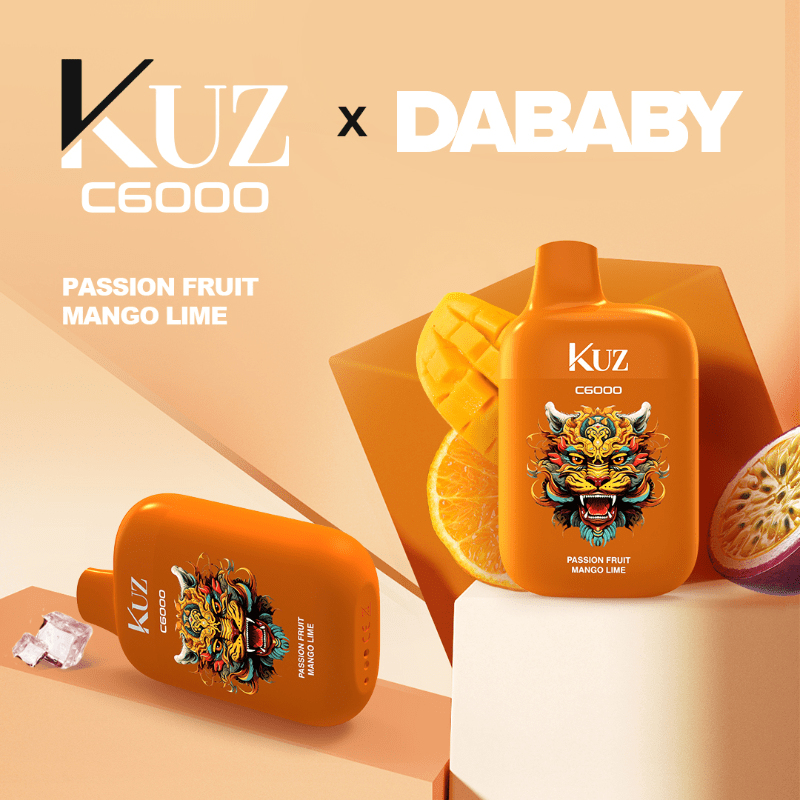 kuz passionfruit mango lime 6000 puffs KUZ Passionfruit Mango Lime 6000 Puffs
