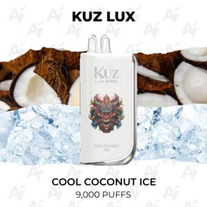 KUZ Lux Cool Coconut Ice 9000 Puffs