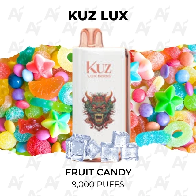 kuz lux fruit candy 9000 puffs KUZ Lux Fruit Candy 9000 Puffs