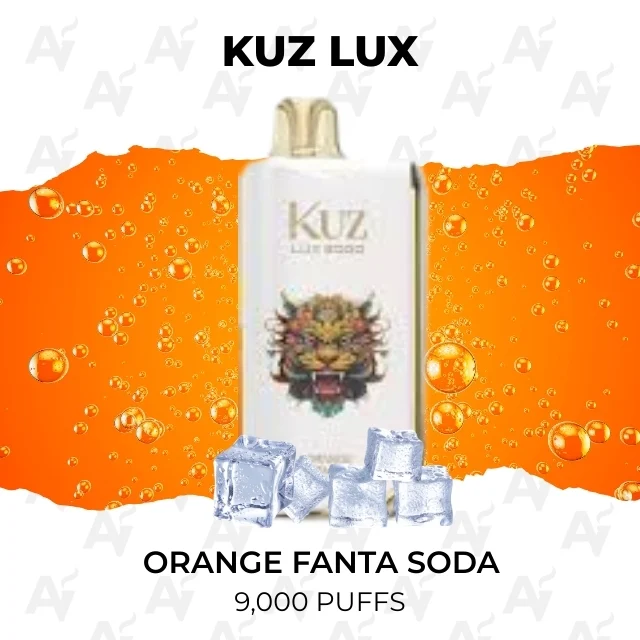 kuz lux orange fanta soda 9000 puffs KUZ Lux Orange Fanta Soda 9000 Puffs