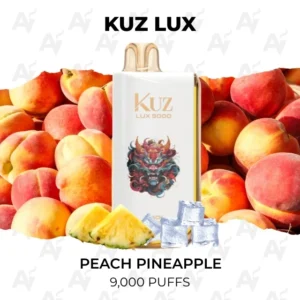 KUZ Lux Peach Pineapple 9000 Puffs