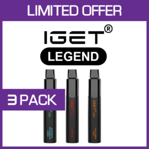 3 Pack IGET Legend 4000 Puffs