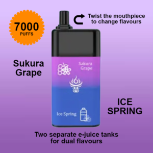 Mooodan Sukura Grape + ICE Spring 7000 Puffs