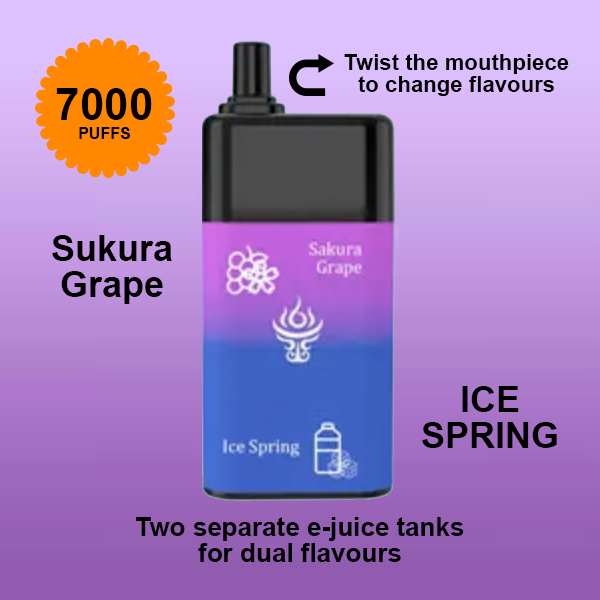 mooodan sukura grape + ice spring 7000 puffs Mooodan Sukura Grape + ICE Spring 7000 Puffs
