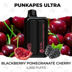 Punkapes Ultra Blackberry Pomegranate Cherry 4000 Puffs