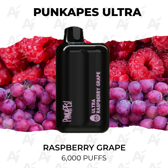 punkapes ultra raspberry grape 6000 puffs Punkapes Ultra Raspberry Grape 6000 Puffs