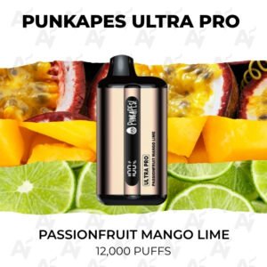 Punkapes Ultra Pro Passionfruit Mango Lime 12000 Puffs