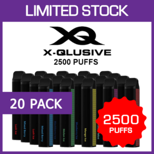 20 Pack X - Qlusive X - Qlusive - 20 2500 Puffs