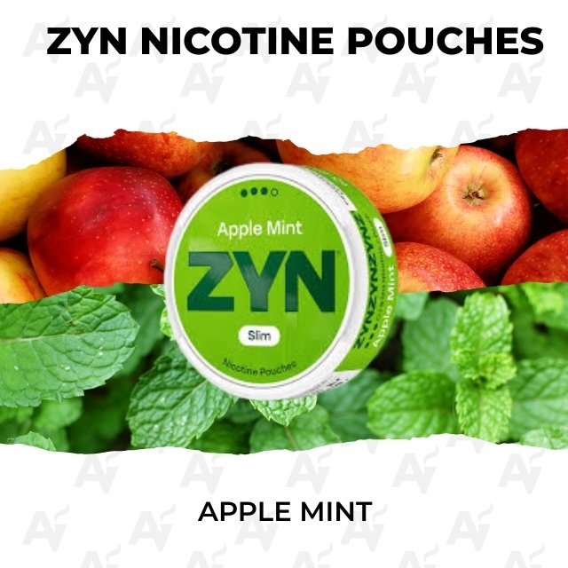 zyn apple mint slim strong nicotine pouches ZYN Apple Mint - Slim Strong Nicotine Pouches